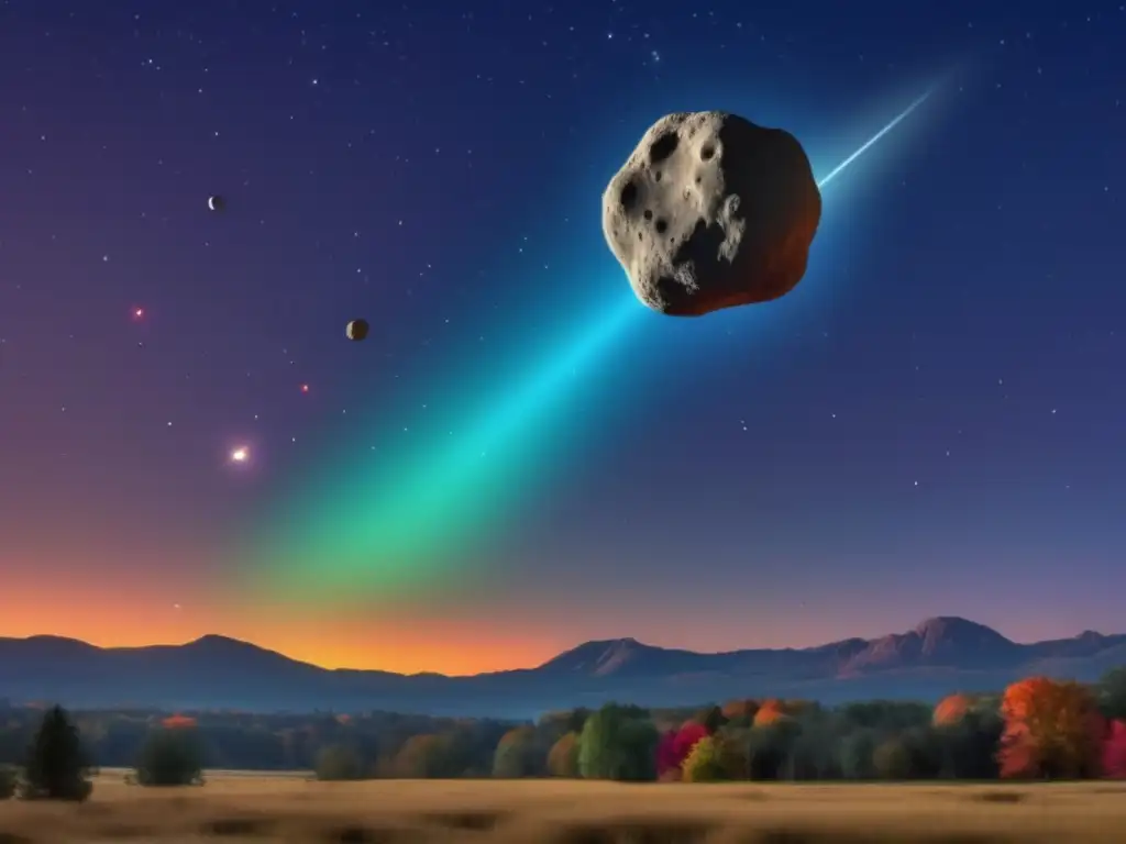Dash: Hauntingly beautiful, a photorealistic depiction of the 2015 TB145 asteroid during its Halloween approach to Earth