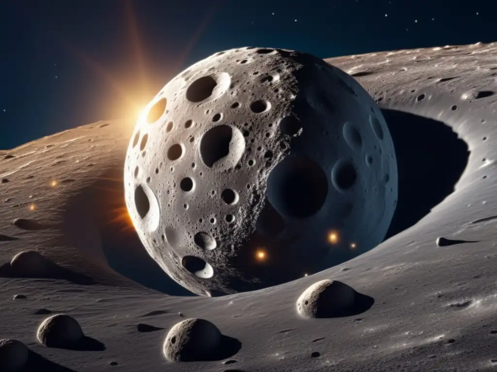 Revealing the Rugged Beauty of Asteroid 69230 Hermes' Moon Dash - 'Explore the enchanting beauty of Asteroid 69230 Hermes' moon, revealed in high-resolution detail