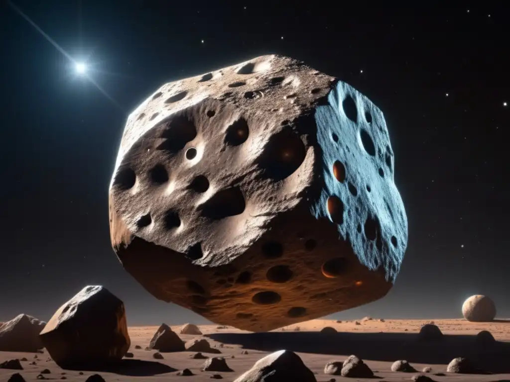 Unseen: A Photorealistic Closeup of Giant Asteroid Hilda Gaze upon the colossal Hilda, one of the solar system's largest asteroids