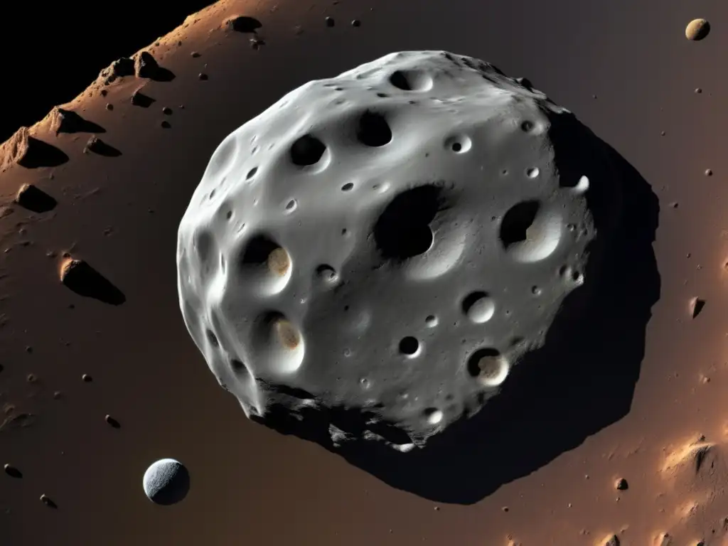 Experience the breathtaking beauty of Asteroid Lycaon with this stunning highresolution image taken by a space telescope
