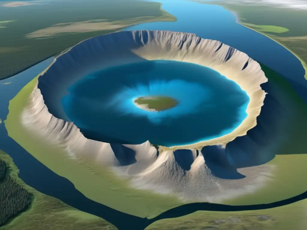 Captivating photo of the post-impact Sudbury Basin in Canada