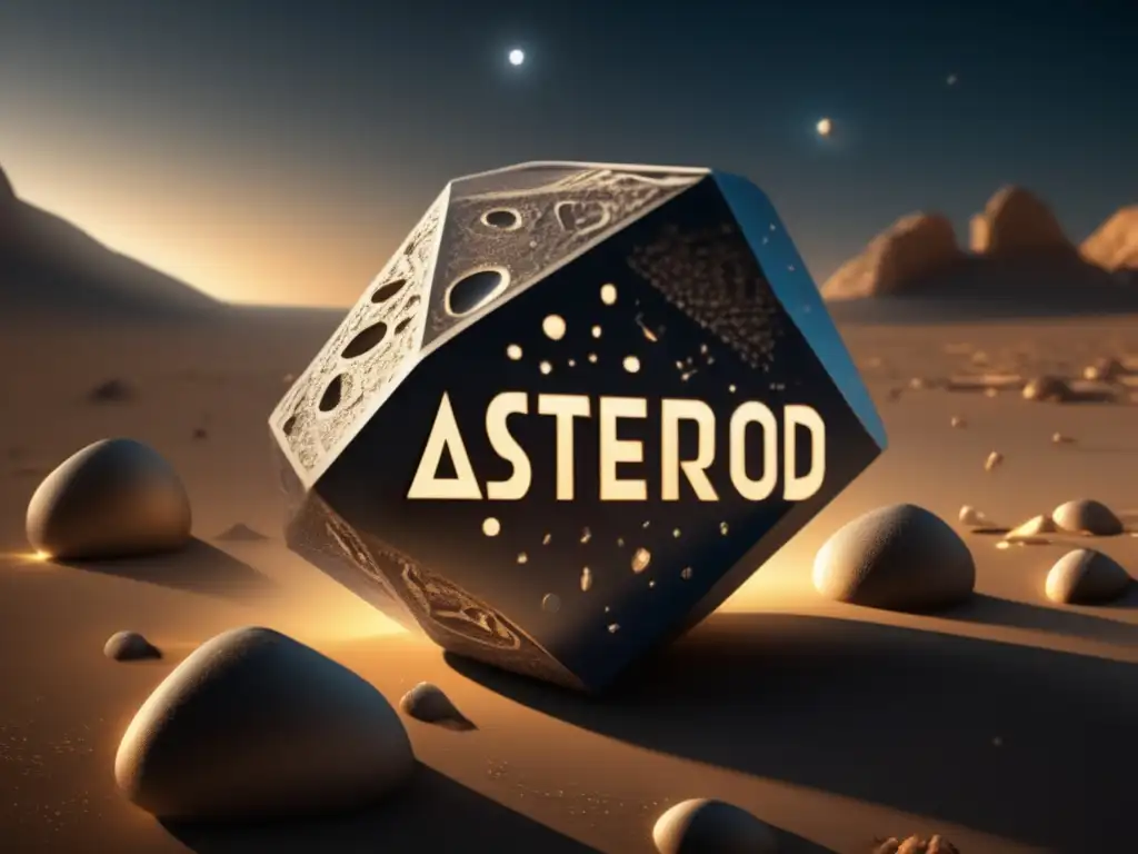 Kabbalistic Asteroid: A Visual Mystery Awaits A crystalline asteroid, like the Hebrew alphabet, adorned with kabbalistic codes and hidden messages, illuminates a vast cosmos