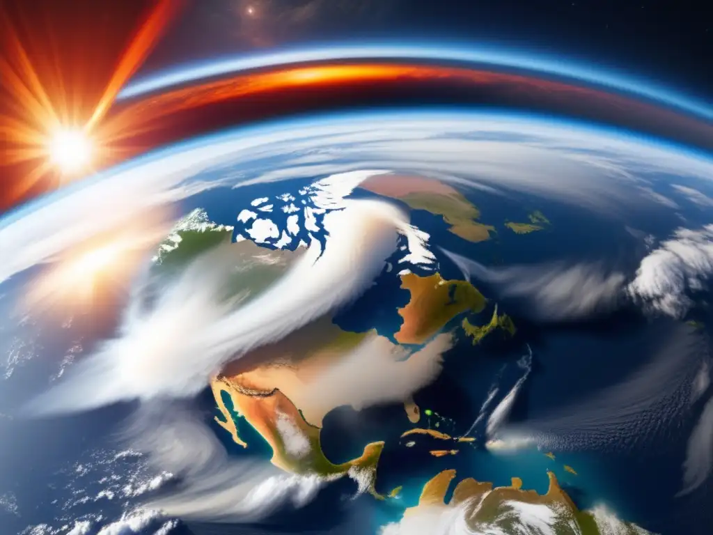 Asteroid Threatens Our Planet: A Stunning View of Earth from Space Embark on a journey through space and witness the mesmerizing dance of the Earth and the sun