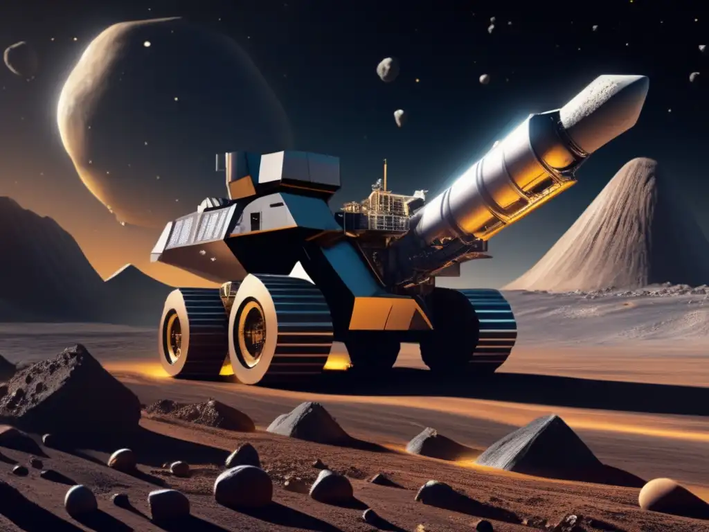 Dangerous Yet Wondrous: A Photorealistic Image of the Future of Asteroid Mining Research -
