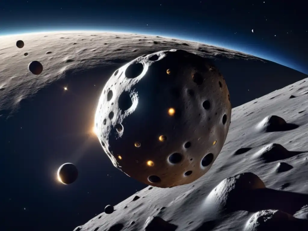 A breathtaking closeup of NASA's Dawn spacecraft soaring towards asteroids Vesta and Ceres