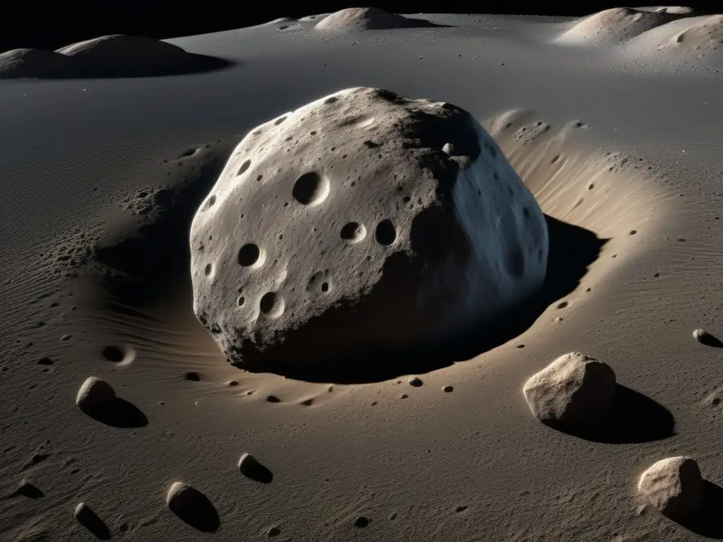 Explore the rugged terrain of Asteroid Nisus with stunning photorealistic imagery