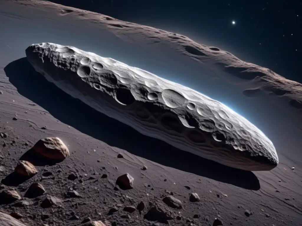 Dash-Oumuamua: A photorealistic closeup view of the mysterious interstellar object discovered near Earth in October 2017