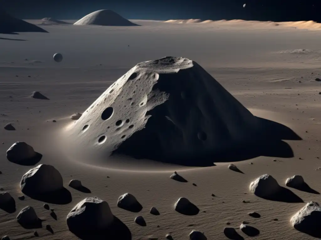 A breathtaking photorealistic image of Palinurus, the asteroid that captured our collective imagination