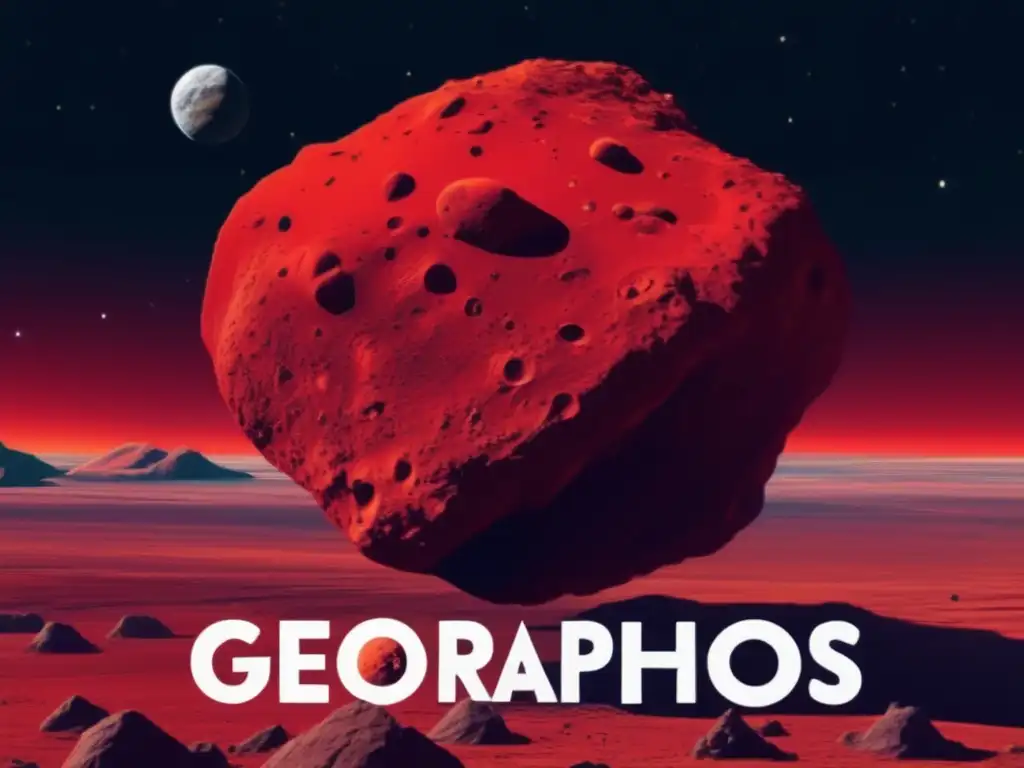 Red Astronaut: Discovering Geographos' Impact on Asteroid Studies Behold the majestic 1620 Geographos asteroid, hurtling through space with stunning intricate surface features! Passionate asteroid enthusiasts will appreciate this lifelike image that showcases Geographos' importance in asteroid studies