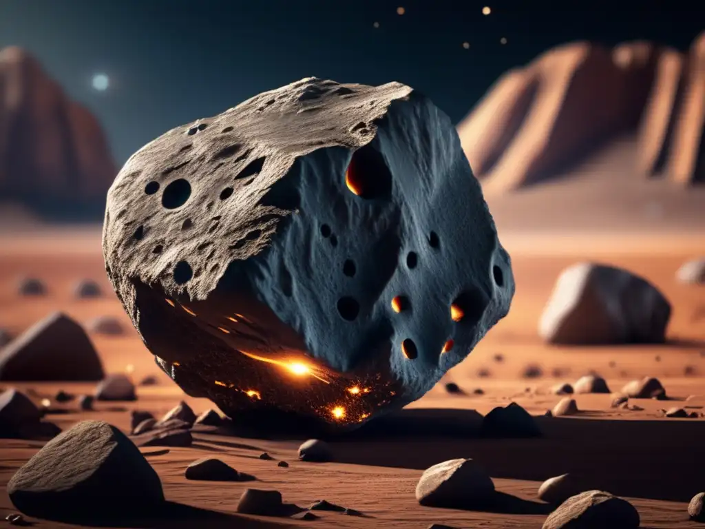 Stunning photorealistic image of asteroid Capys reveals its jagged surface, sharp cliffs, and intricate formations