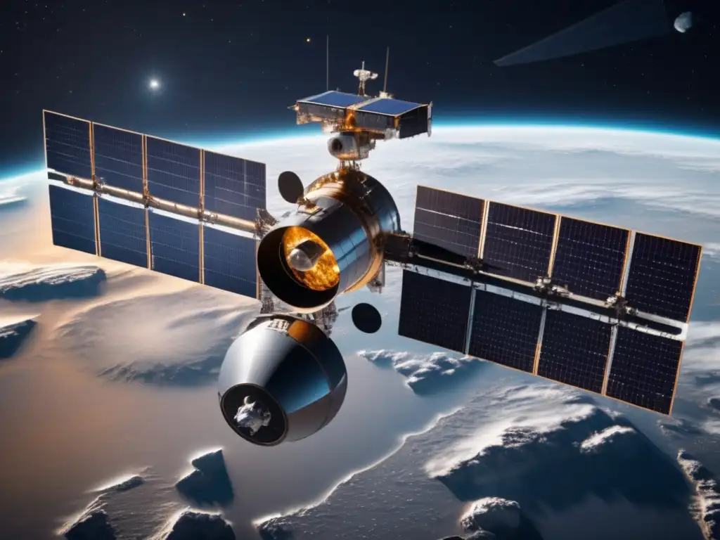 Voyage to the Cosmos: An 8k Satellite Orbiting Earth Awe-inspiring 8k satellite image reveals Earth's intricate details and limitless cosmic potential!