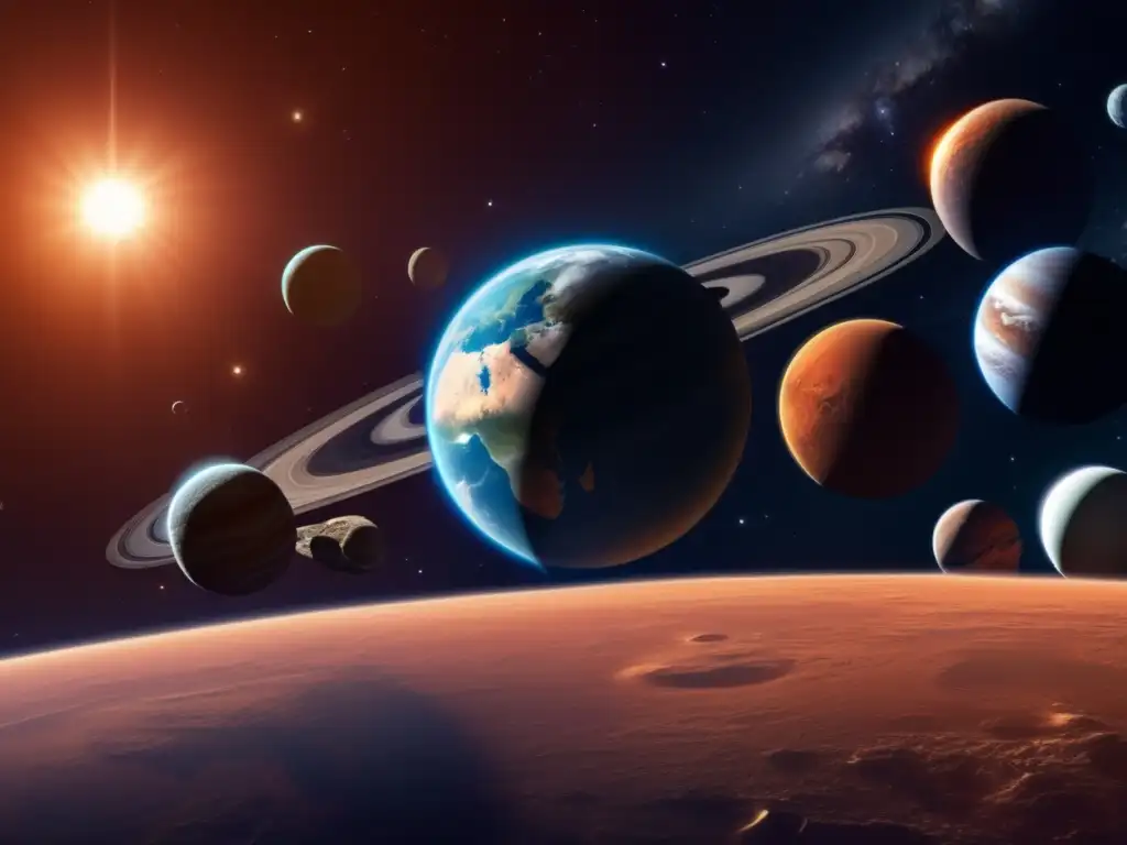 Through the lens of a powerful telescope, we catch a glimpse into the vast expanse of space