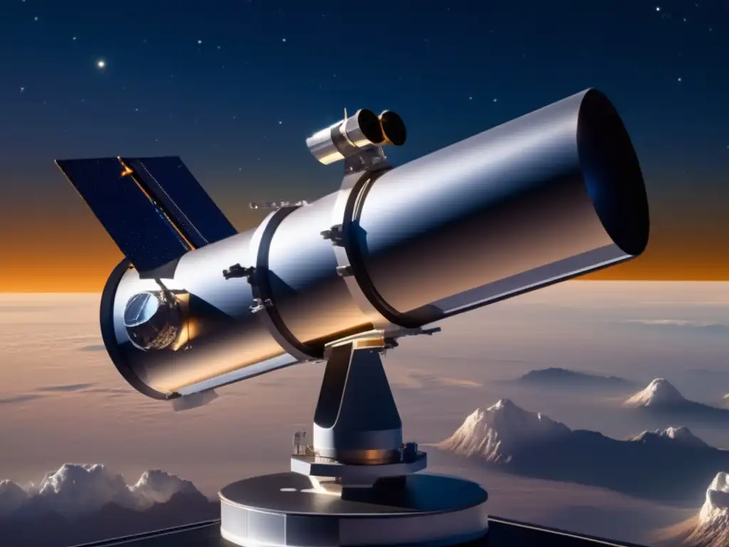 NASA's space telescope orbits the Earth, its gaze fixed on the miles of untouched space