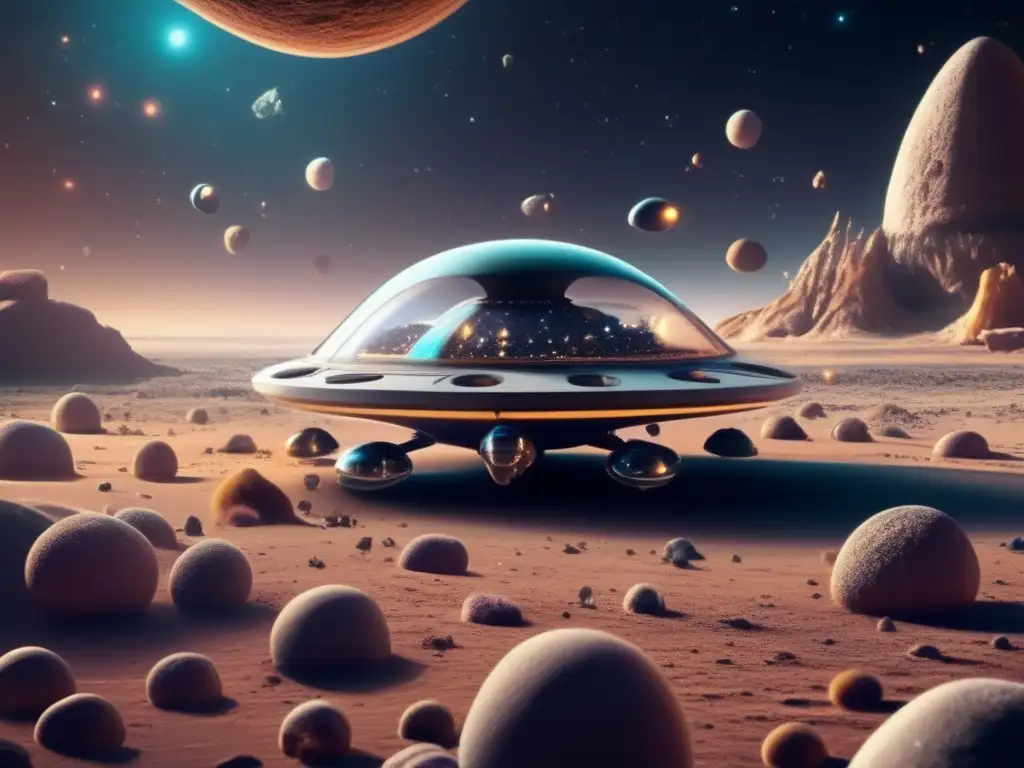 Dash: Meet a microscopic crew, hovering above a barren asteroid