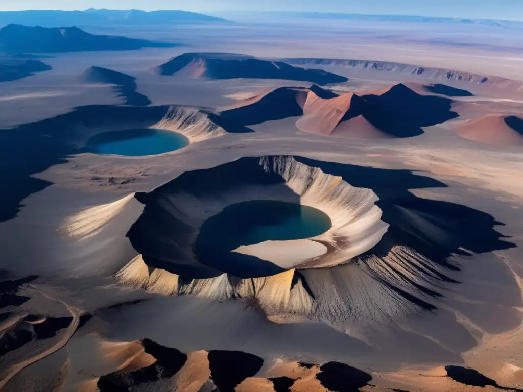 A stunning aerial photograph captures the rugged landscape, featuring')