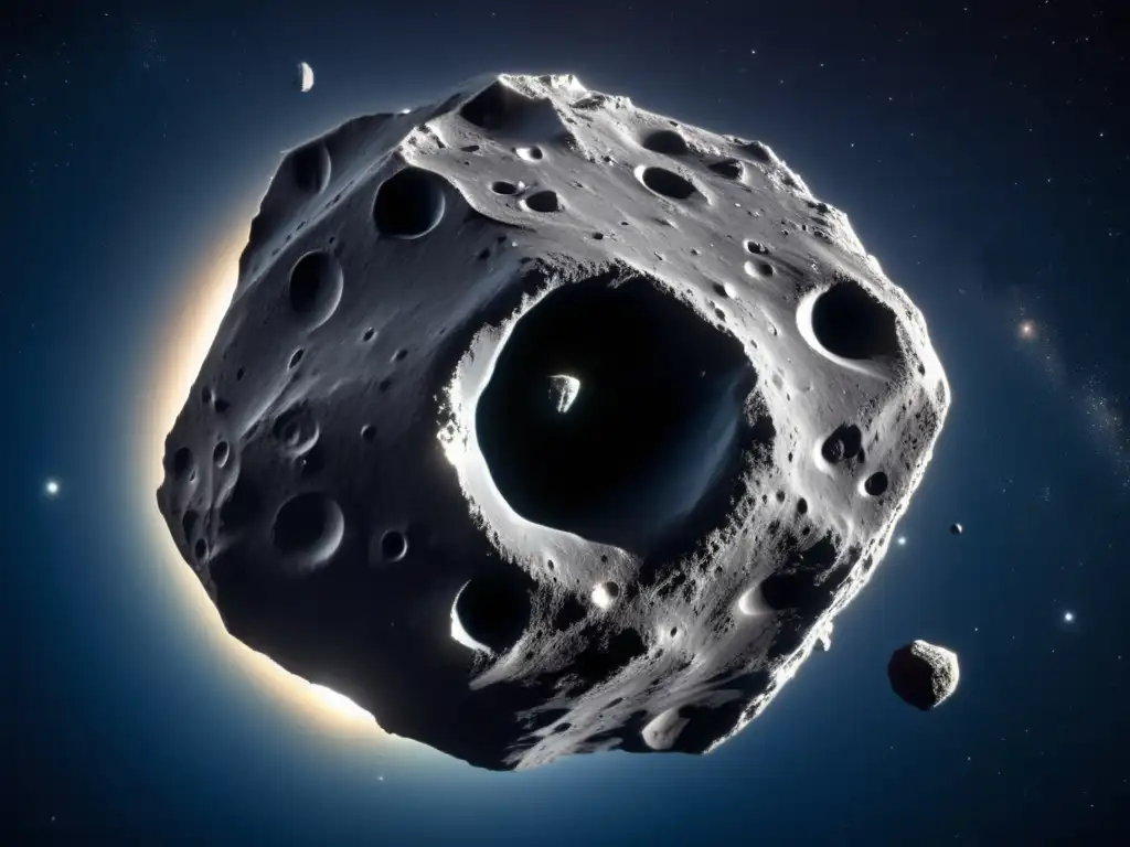 Witness the breathtaking beauty of asteroid Protesilaus through this stunningphotography from above