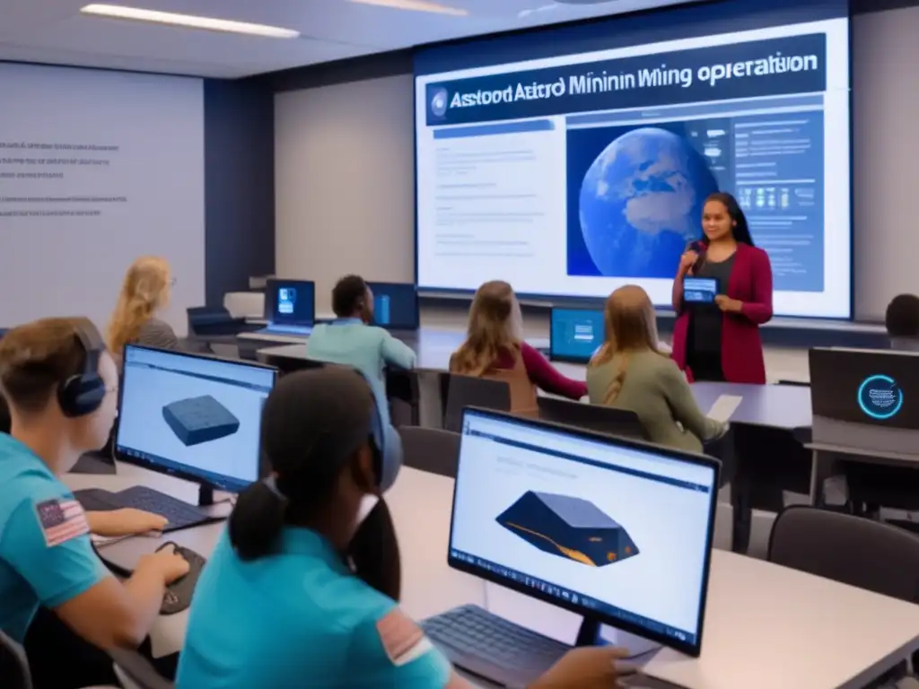 Students gather in a university classroom, laptops open and ready to learn